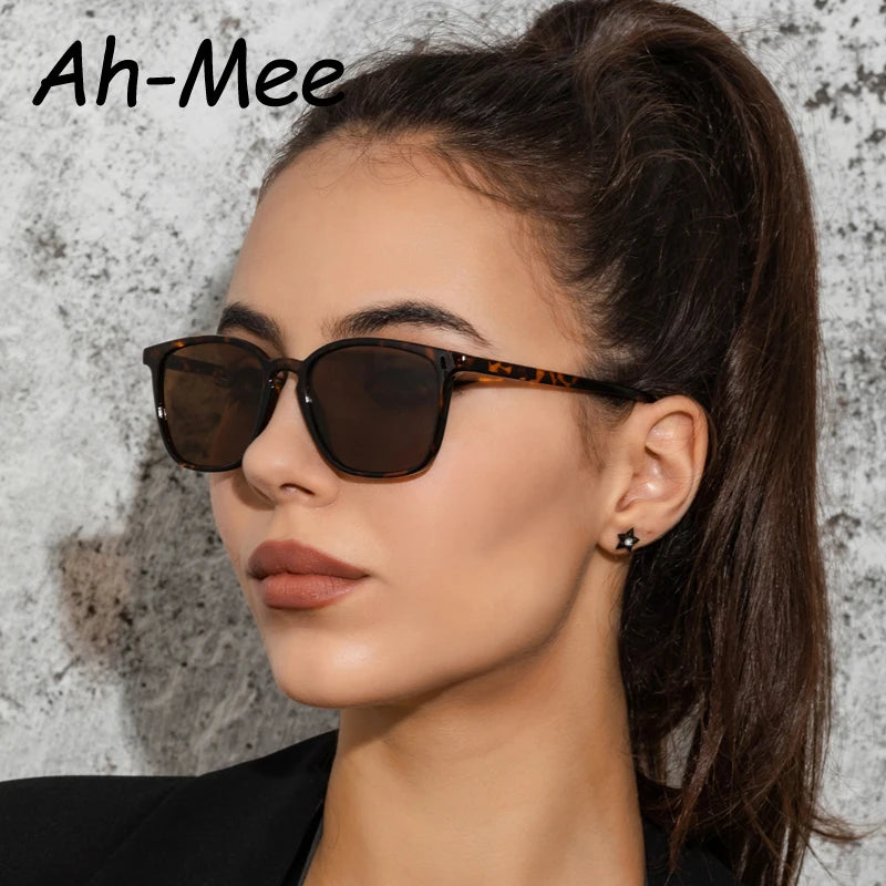 Square Cycling Sunglasses Men Women Rectangle Frame Sun Glasses Female Oculos Y2K Retro Gradient Hip Hop Shades UV400