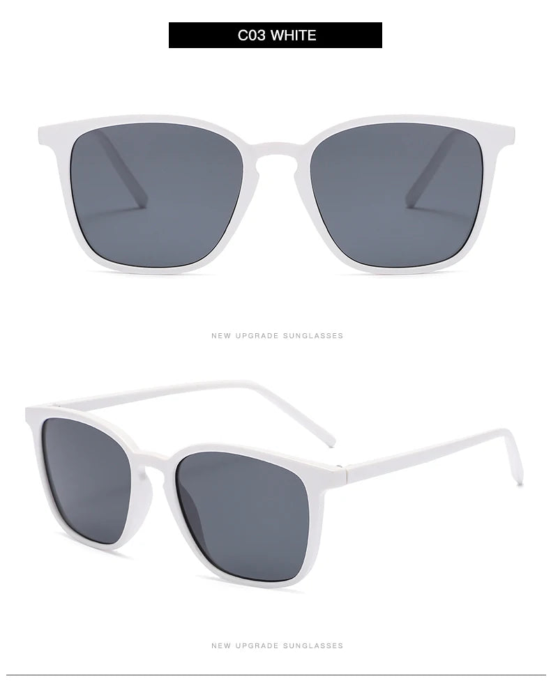 Square Cycling Sunglasses Men Women Rectangle Frame Sun Glasses Female Oculos Y2K Retro Gradient Hip Hop Shades UV400