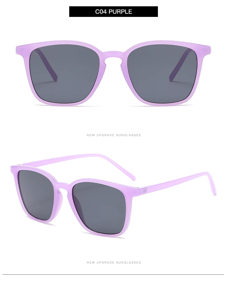 Square Cycling Sunglasses Men Women Rectangle Frame Sun Glasses Female Oculos Y2K Retro Gradient Hip Hop Shades UV400