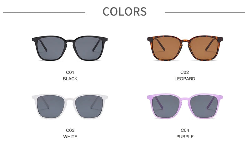 Square Cycling Sunglasses Men Women Rectangle Frame Sun Glasses Female Oculos Y2K Retro Gradient Hip Hop Shades UV400
