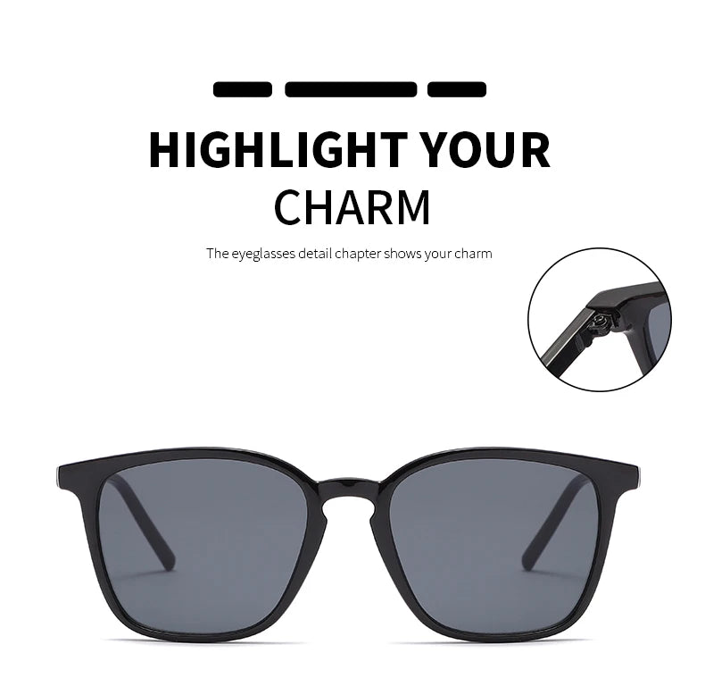 Square Cycling Sunglasses Men Women Rectangle Frame Sun Glasses Female Oculos Y2K Retro Gradient Hip Hop Shades UV400
