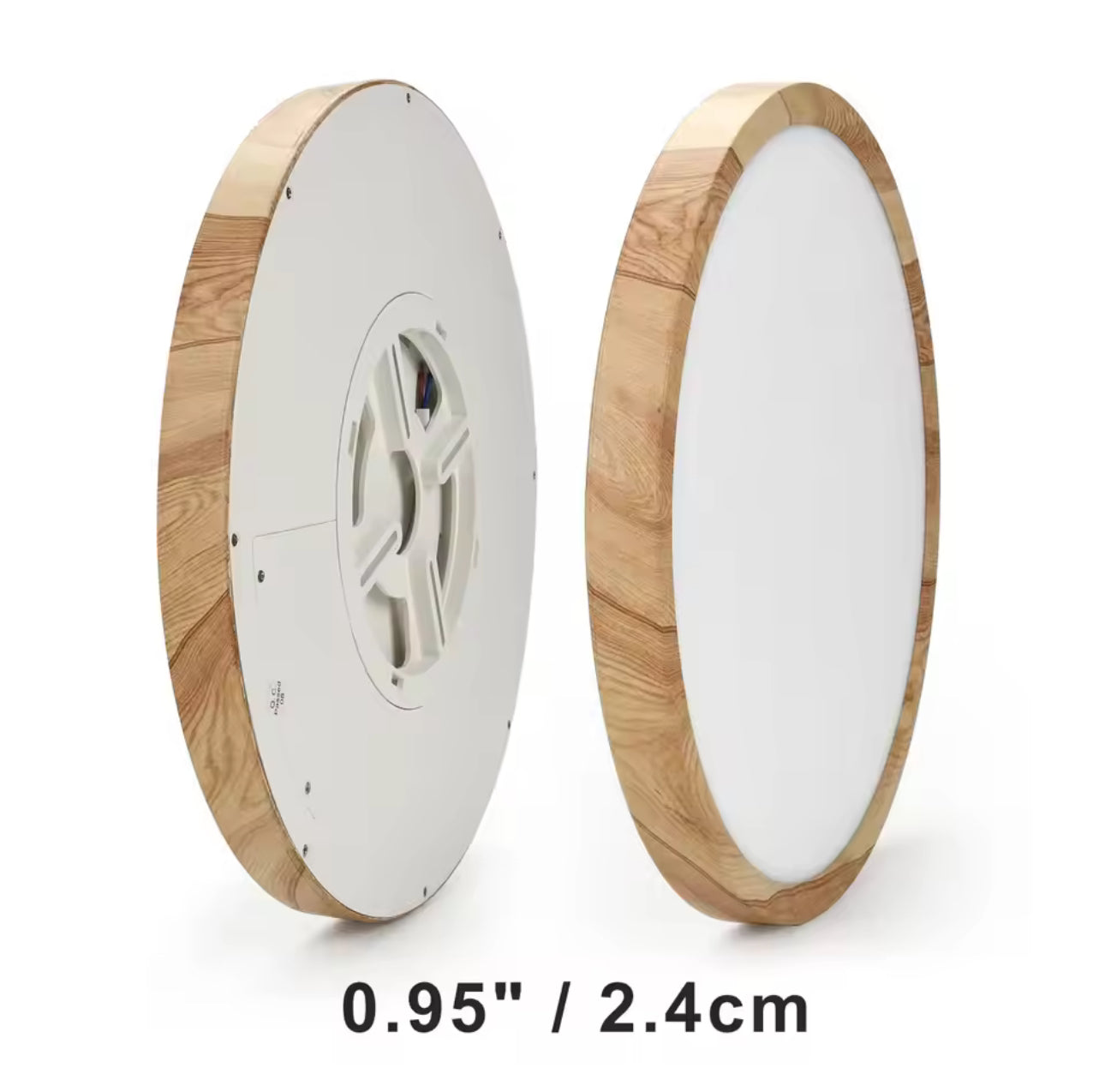 Modern LED Ceiling Light Wood Grain Golden One Light with 3 Colors Home Lighing Kitchen Bedroom Bathroom Surface Ceiling Lamp