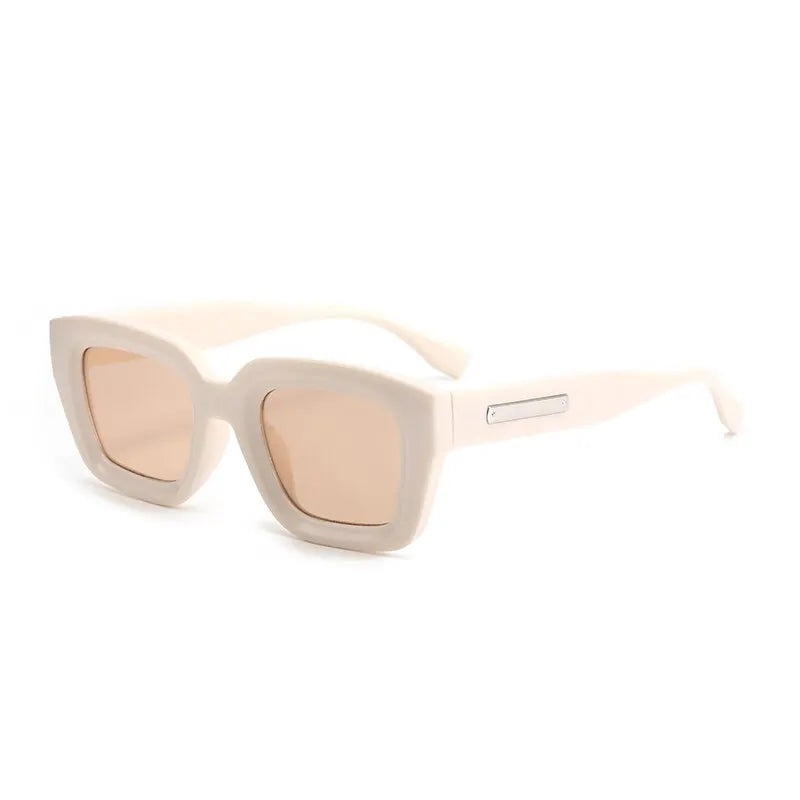 2023 New Retro Square Europe And America Cross-border Men and Women Fashion Ins Wear Sunglasses