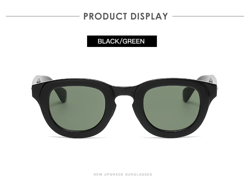 New Sunglasses Oval Frame Thick Frame Personality Fashion Multi color Sun Glasses Classic Retro Style Trendy Female