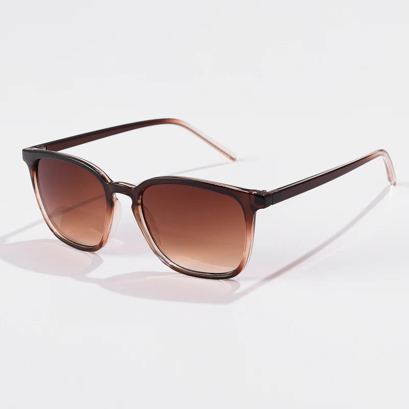 Square Cycling Sunglasses Men Women Rectangle Frame Sun Glasses Female Oculos Y2K Retro Gradient Hip Hop Shades UV400