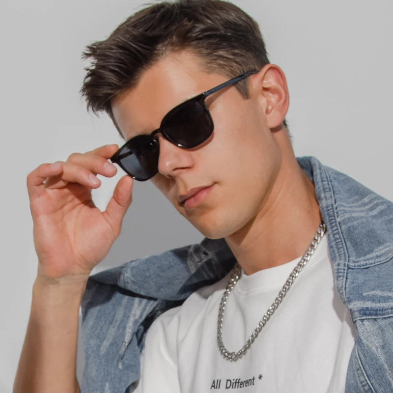 Square Cycling Sunglasses Men Women Rectangle Frame Sun Glasses Female Oculos Y2K Retro Gradient Hip Hop Shades UV400