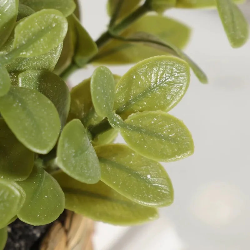 Potted Plant Small Fake Plants Indoor Home Decor Decorative Pot for Living Room Office Decoration Realistic Faux Greenery