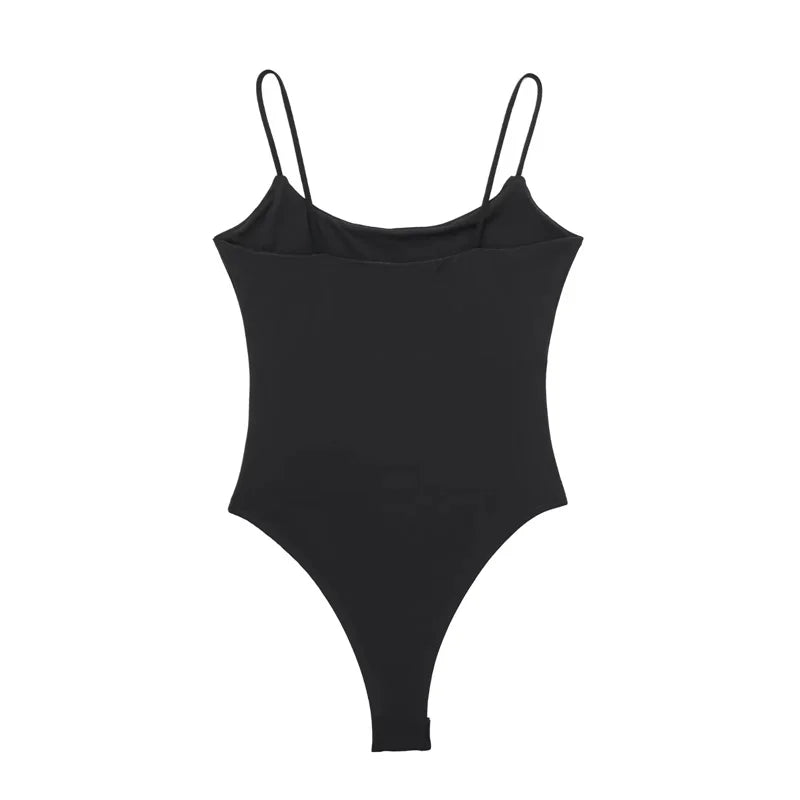 MUJER White Black Body Woman Sleeveless Tight Bodysuit Lingerie Sexy Woman Bodys Bodycon Backless Bodysuit Women Summer Tops