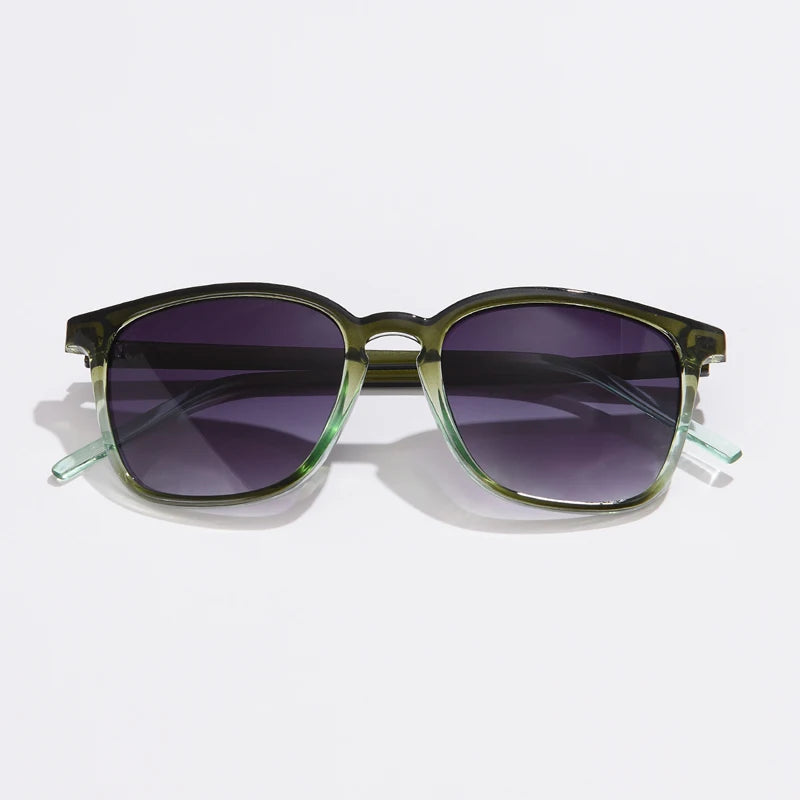 Square Cycling Sunglasses Men Women Rectangle Frame Sun Glasses Female Oculos Y2K Retro Gradient Hip Hop Shades UV400