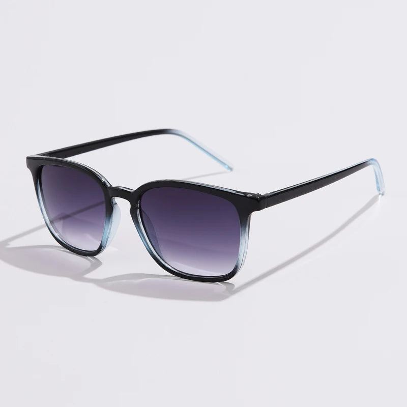 Square Cycling Sunglasses Men Women Rectangle Frame Sun Glasses Female Oculos Y2K Retro Gradient Hip Hop Shades UV400