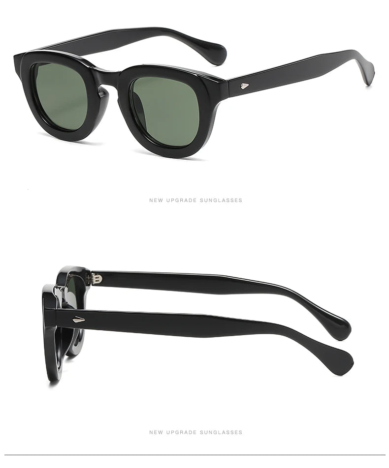 New Sunglasses Oval Frame Thick Frame Personality Fashion Multi color Sun Glasses Classic Retro Style Trendy Female