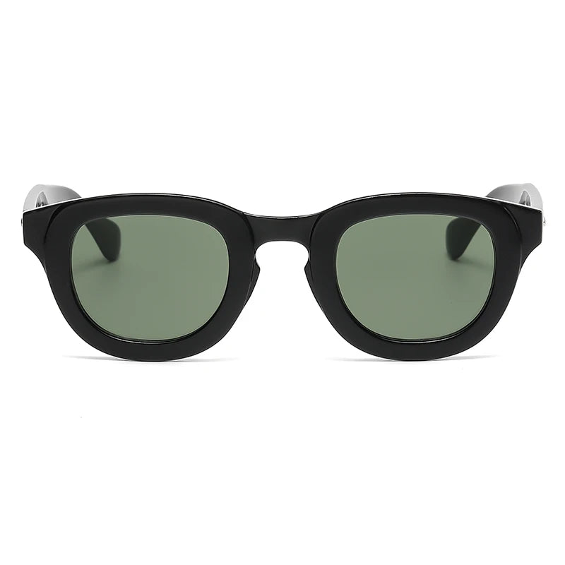 New Sunglasses Oval Frame Thick Frame Personality Fashion Multi color Sun Glasses Classic Retro Style Trendy Female