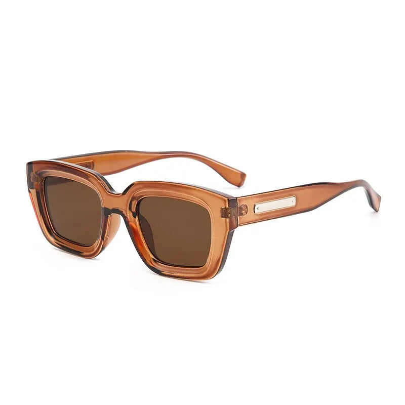 2023 New Retro Square Europe And America Cross-border Men and Women Fashion Ins Wear Sunglasses