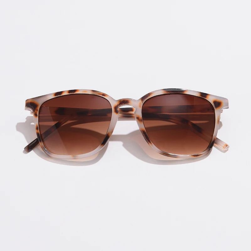 Square Cycling Sunglasses Men Women Rectangle Frame Sun Glasses Female Oculos Y2K Retro Gradient Hip Hop Shades UV400