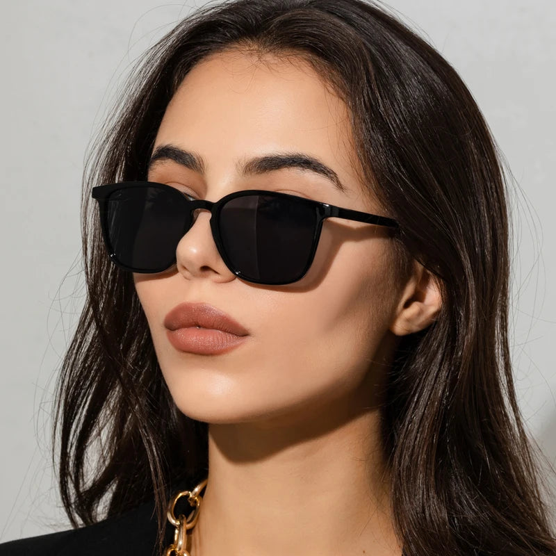 Square Cycling Sunglasses Men Women Rectangle Frame Sun Glasses Female Oculos Y2K Retro Gradient Hip Hop Shades UV400