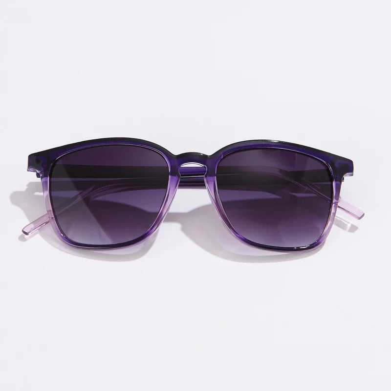 Square Cycling Sunglasses Men Women Rectangle Frame Sun Glasses Female Oculos Y2K Retro Gradient Hip Hop Shades UV400
