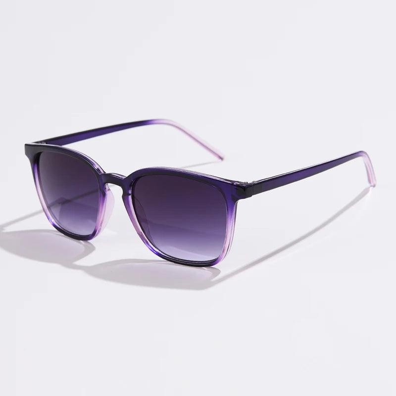 Square Cycling Sunglasses Men Women Rectangle Frame Sun Glasses Female Oculos Y2K Retro Gradient Hip Hop Shades UV400
