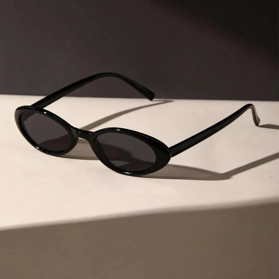 2024 New Sexy Women's Sunglasses Small Oval  Sunglasses Fashion Leopard Brown Sun Glasses Luxury Brand Designer Retro Sunglasses