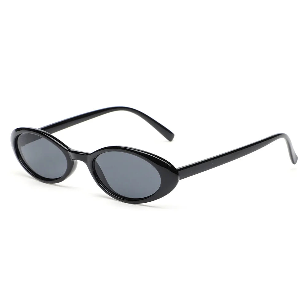 2024 New Sexy Women's Sunglasses Small Oval  Sunglasses Fashion Leopard Brown Sun Glasses Luxury Brand Designer Retro Sunglasses