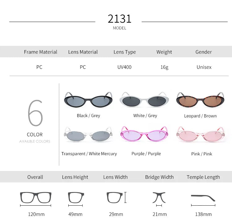 2024 New Sexy Women's Sunglasses Small Oval  Sunglasses Fashion Leopard Brown Sun Glasses Luxury Brand Designer Retro Sunglasses