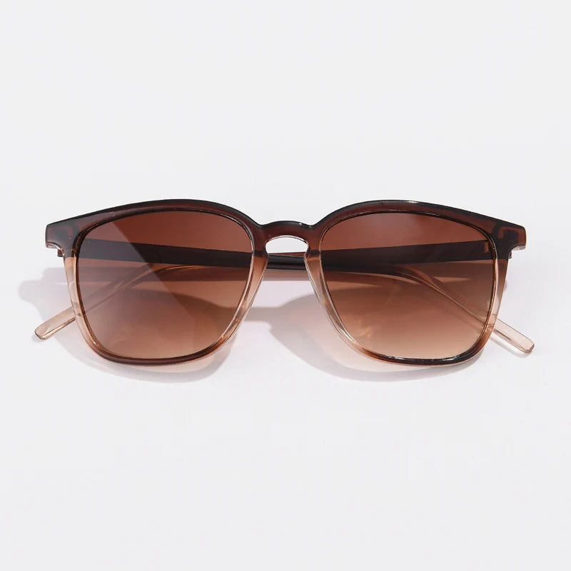 Square Cycling Sunglasses Men Women Rectangle Frame Sun Glasses Female Oculos Y2K Retro Gradient Hip Hop Shades UV400