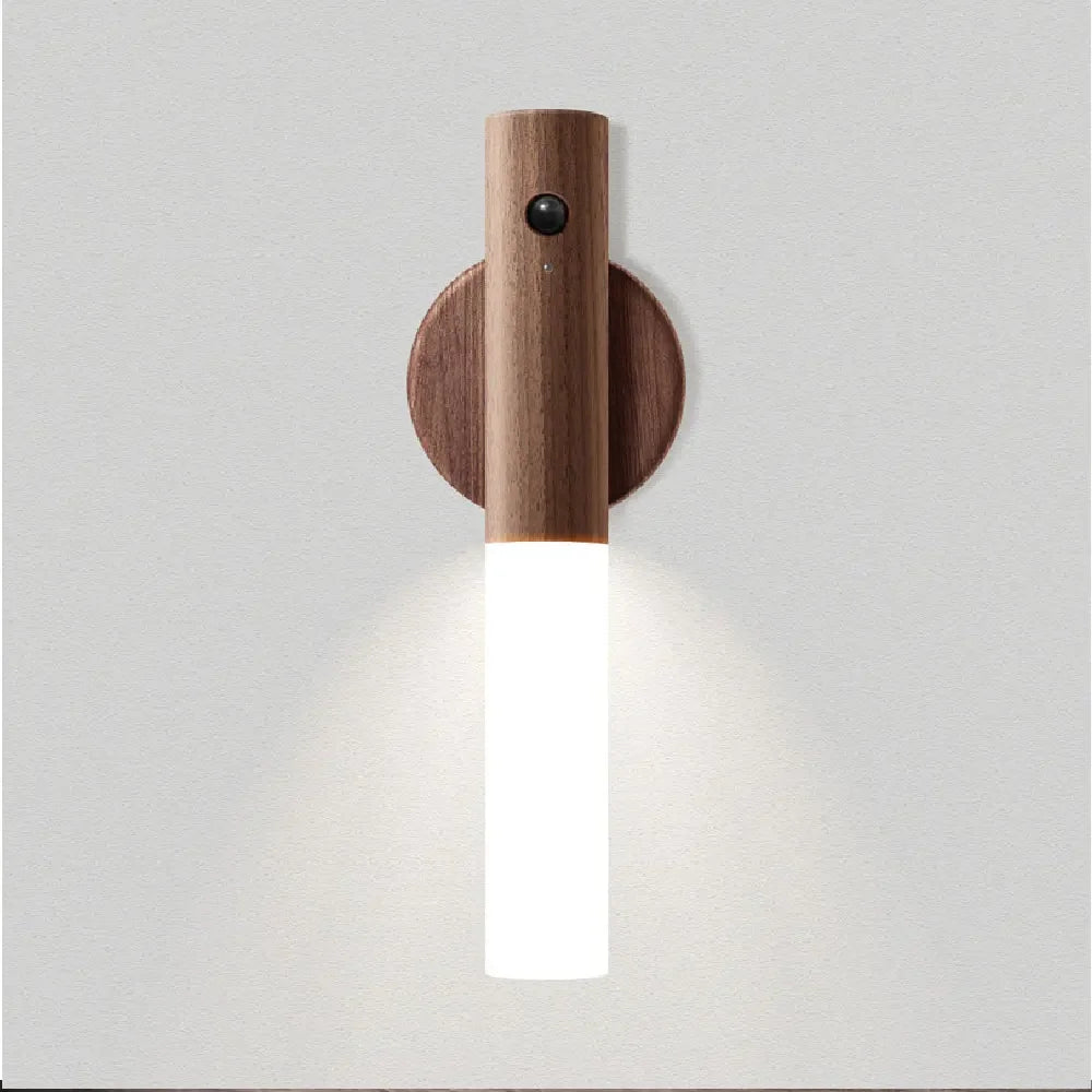 Intelligent Wooden Magnetic Suction Lamp LED Charging Night Light Staircase Corridor Bedroom Atmosphere Human Body Sensing Light
